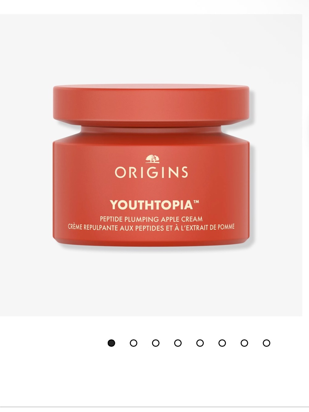 Origins Youthtopia Peptide Plumping Apple Cream - Full Size NIB